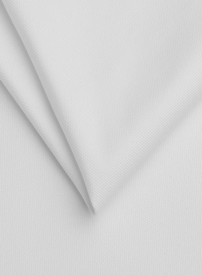 MASTERS OF COVERS Ektorp Footstool Cover for The IKEA Ektorp Ottoman Slipcover Replacement (Cool White) - Image 3